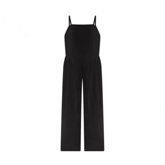 Old Navy Pants - Old Navy Black Square-Neck Cami Jumpsuit